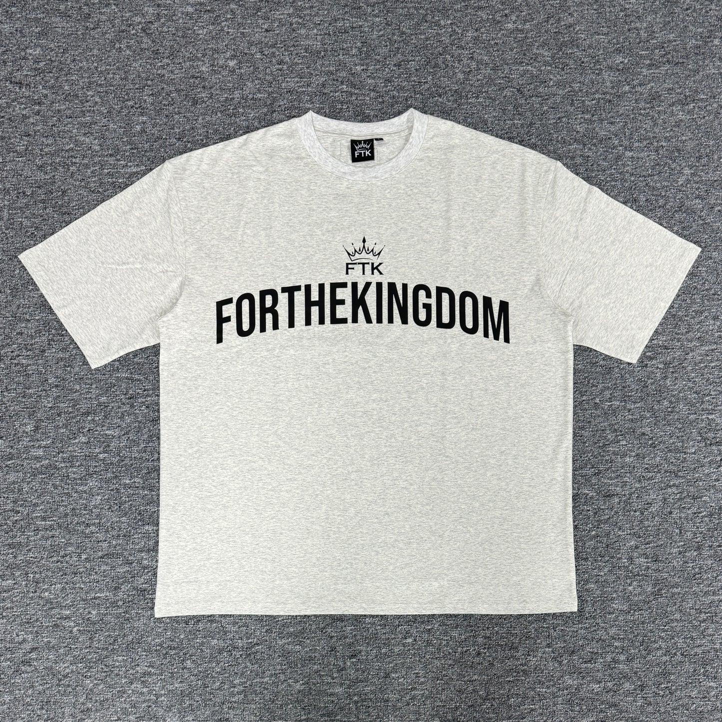 Oversized 'Purpose' Tee - Grey