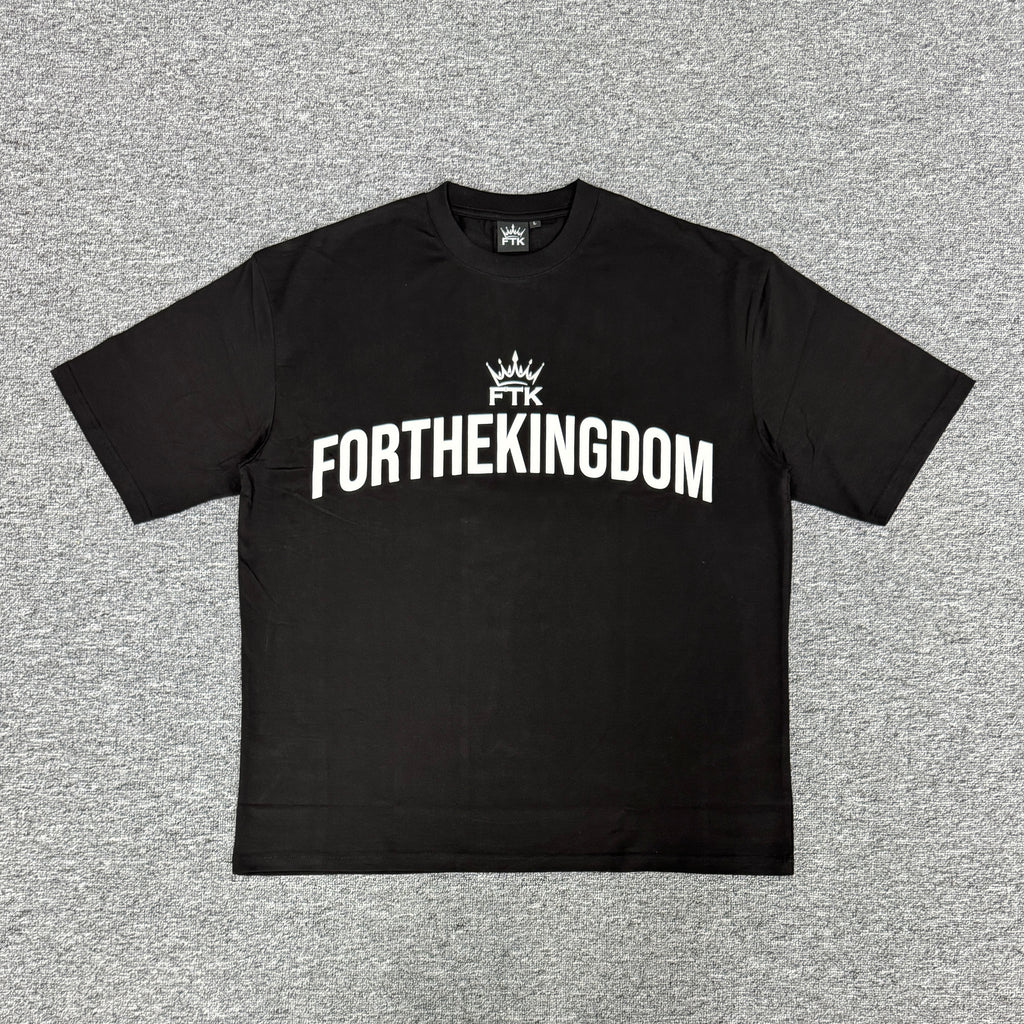 Oversized 'Purpose' Tee - Black
