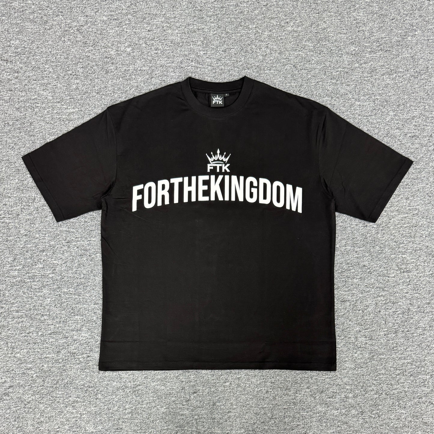 Oversized 'Purpose' Tee - Black
