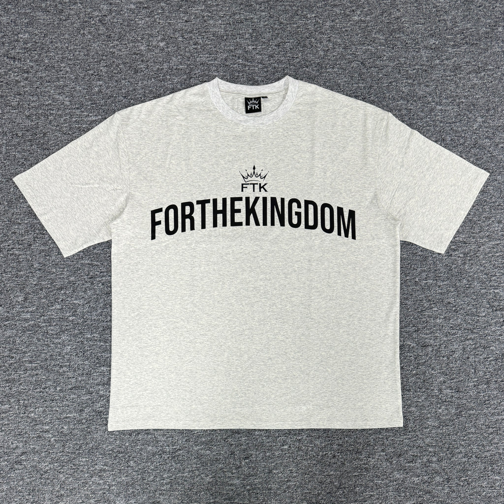 Oversized 'Purpose' Tee - Grey