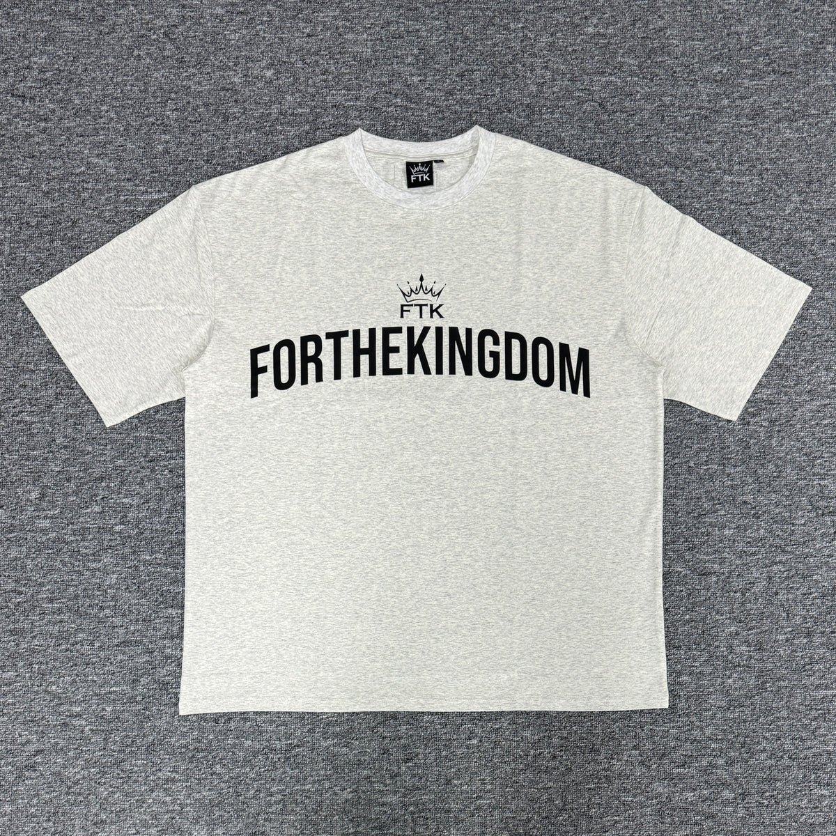 Oversized 'Purpose' Tee - Grey