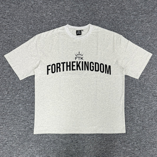 Oversized 'Purpose' Tee - Grey