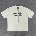 Oversized 'Purpose' Tee - Grey