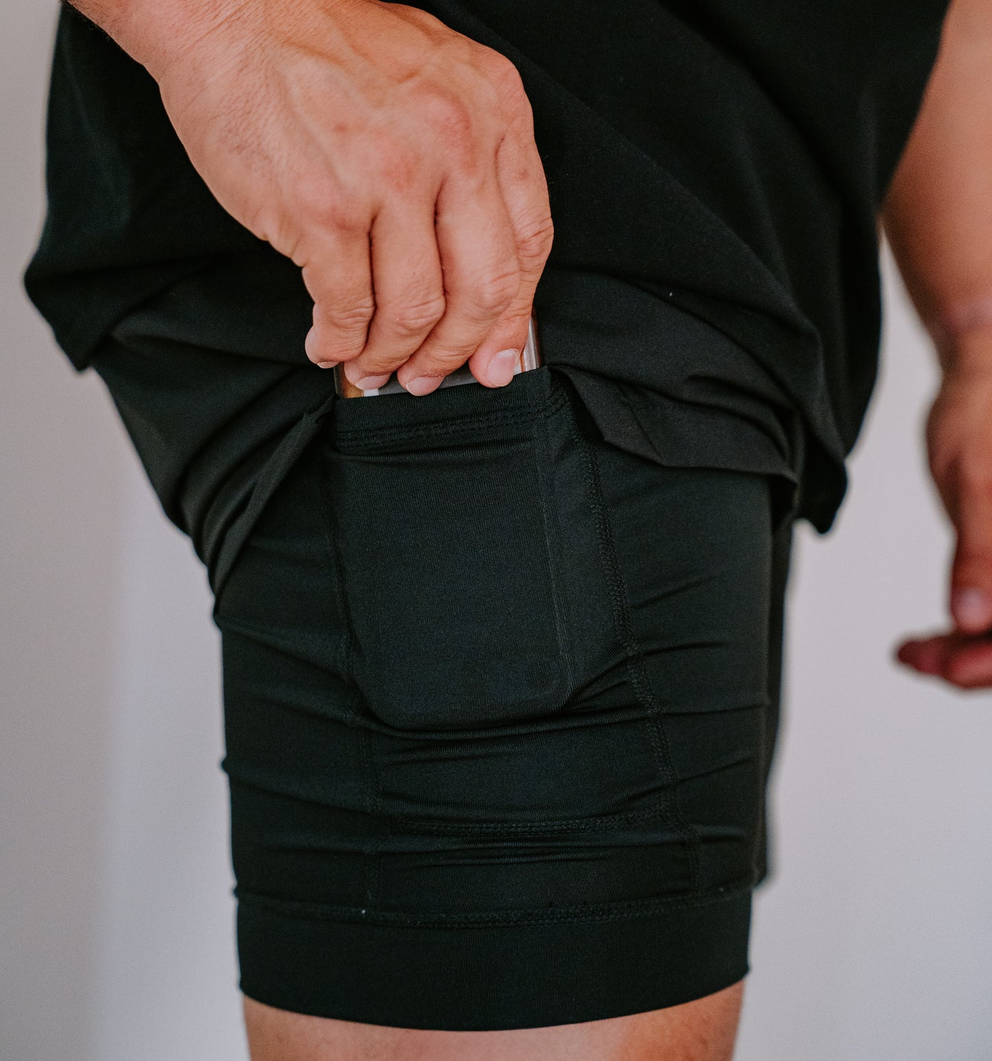 FTK 2-in-1 Active Shorts - Black