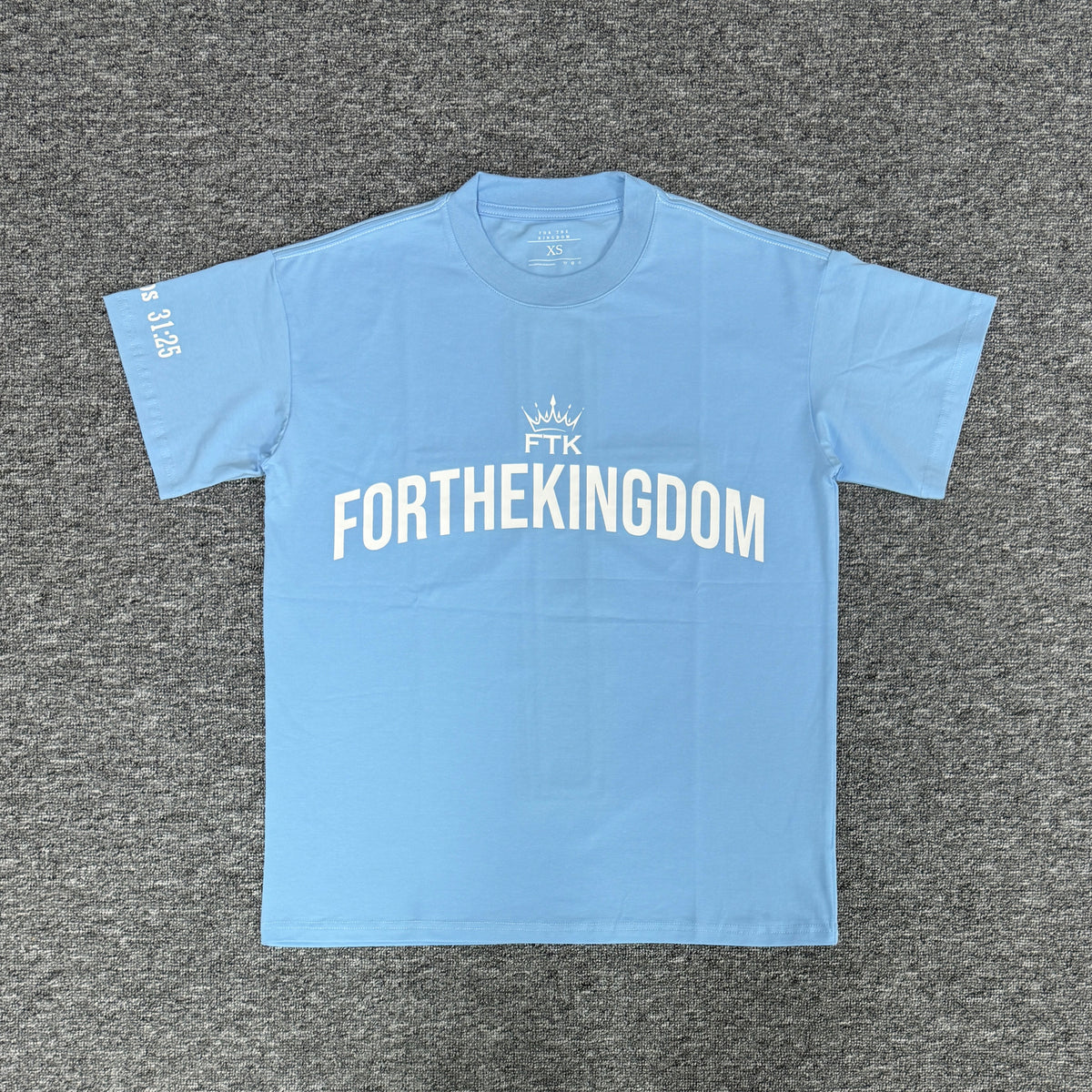 Women's Oversized 'Strength' Tee - Blue