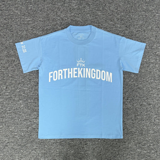 Oversized 'Strength' Tee - Blue