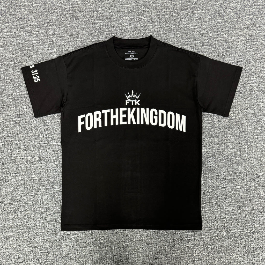 Women's Oversized 'Strength' Tee - Black