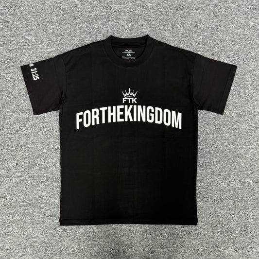 Oversized 'Strength' Tee - Black