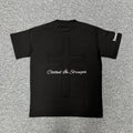 Women's Oversized 'Strength' Tee - Black
