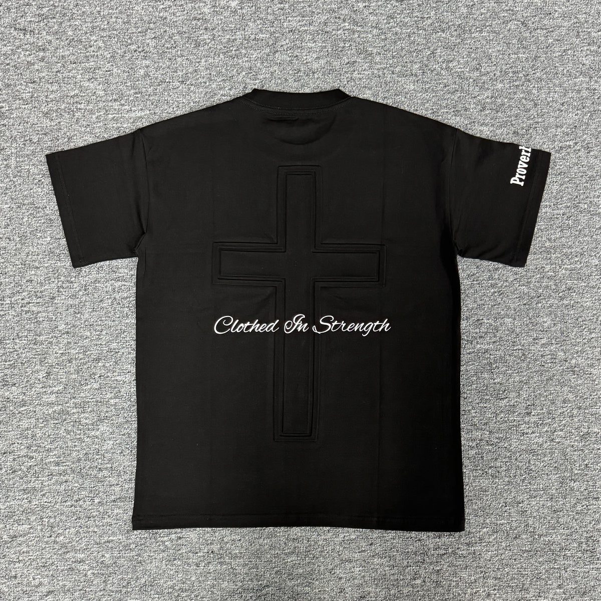Women's Oversized 'Strength' Tee - Black